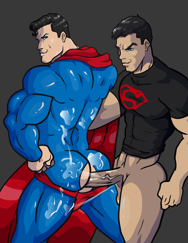 Gay superhero cartoon